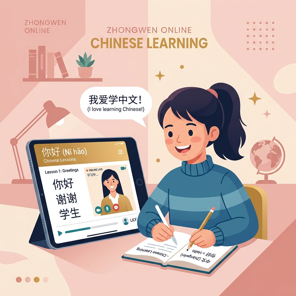 Lớp học HSK1 trực tuyến tương tác cùng giáo viên Lychee